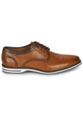 Derby pieds larges grande taille cognac Lloyd