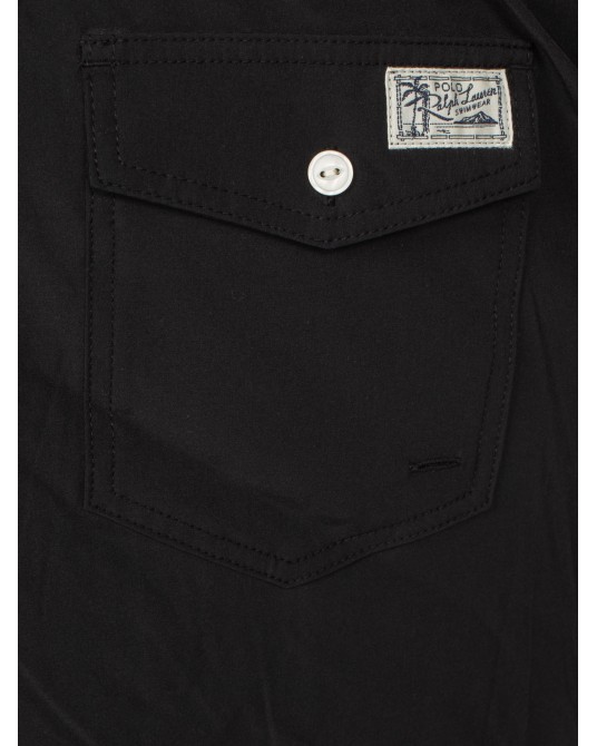 Short de bain Ralph Lauren grande taille noir