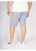 Short chino Redpoint gaufré seersucker grande taille bleu marine