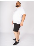 Short chino 1214 grande taille avec ceinture noir