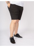 Short chino 1214 grande taille avec ceinture noir