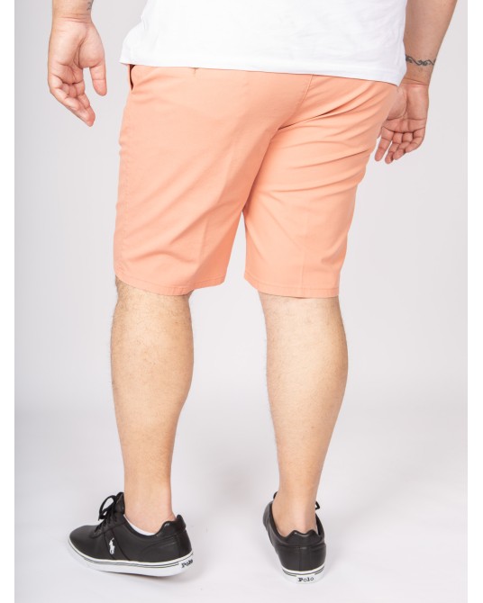 Short chino 1214 grande taille armuré saumon