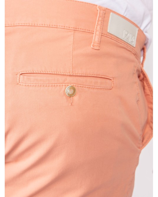 Short chino 1214 grande taille armuré saumon