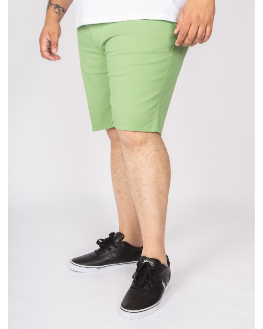 Short chino 1214 grande taille armuré vert