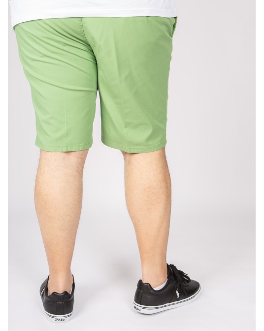 Short chino 1214 grande taille armuré vert