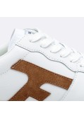 Sneakers Hazel Faguo grande taille blanc