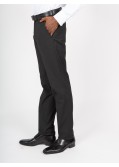 Pantalon de costume 1214 Studio noir pour homme grand