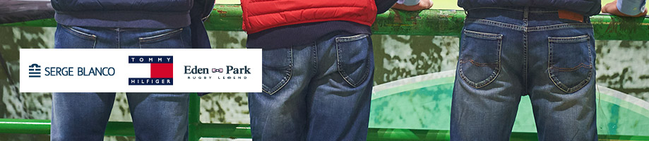 Jeans Grande Taille Homme - Serge Blanco - Tommy Hilfiger - Eden Park