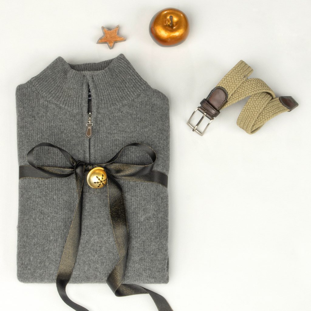 pull grande taille gris