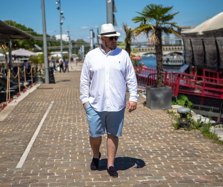 Tenue d'été chic décontracté - Homme fort