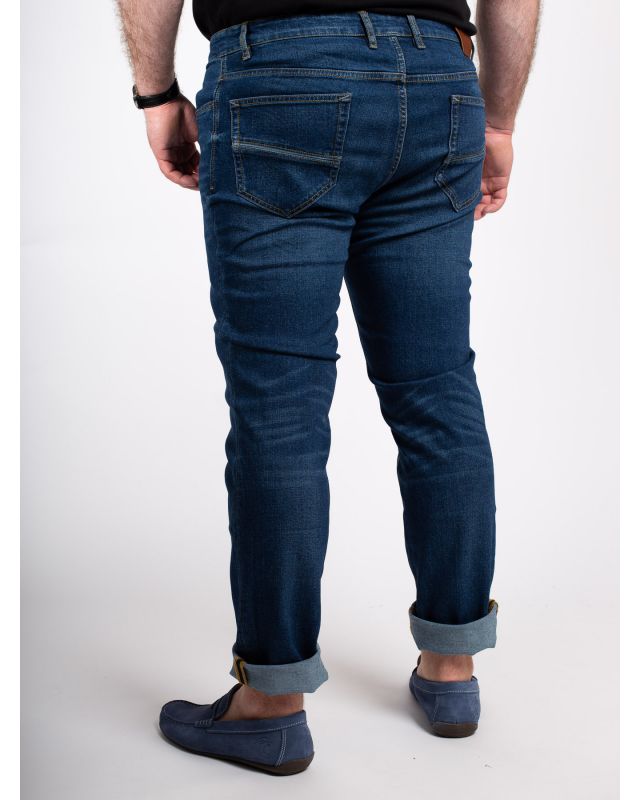 Jean bleu homme grande Maneven grande longueur de jambe